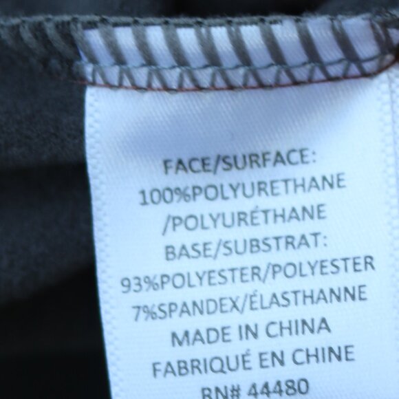 New Tinseltown Plus Size Camel Brown Vegan Faux Leather Pull On Ankle Pants 2X - Picture 6 of 7